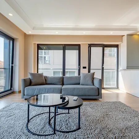 Luxury 1br Bosphorus View With Free Parking And Elevator דירה איסטמבול