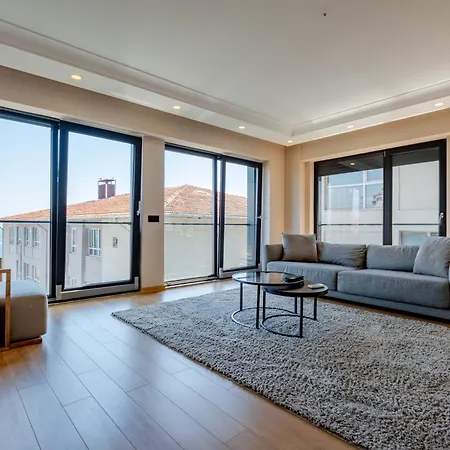 דירה Luxury 1br Bosphorus View With Free Parking And Elevator