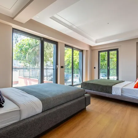 Luxury 1br Bosphorus View With Free Parking And Elevator דירה איסטמבול